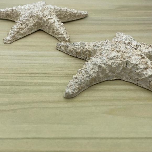 Starfish Finial Beach Decor Flat Back Natural Tan Nautical Ocean Home 6 Inches - Picture 8 of 12
